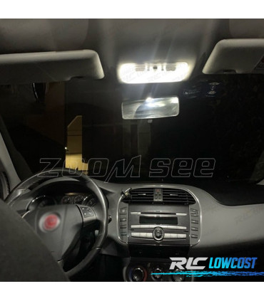KIT COMPLETO 10 LAMPADAS LED INTERIOR PARA FIAT PUNTO EVO 09-12