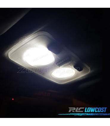 KIT COMPLETO 10 LAMPADAS LED INTERIOR PARA FIAT PUNTO EVO 09-12