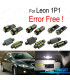 KIT COMPLETO 13 LAMPADAS LED INTERIOR PARA SEAT LEON MK2 1 P 1P1 05-12