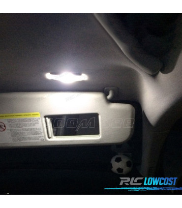 KIT COMPLETO 13 LAMPADAS LED INTERIOR PARA SEAT LEON MK2 1 P 1P1 05-12