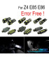 KIT COMPLETO 14 LAMPADAS LED INTERIOR PARA BMW Z4 E85 E86 Z4 ROADSTER COUPE CONVERTIBLE 03-08