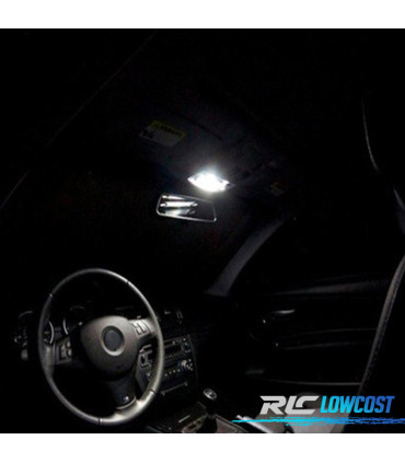 KIT COMPLETO 8 LAMPADAS LED INTERIOR BMW 1 SERIE F20 F21 HATCHBACK 114I 116I 118I 120D 125D 125I M135I XDRIVE 12-14