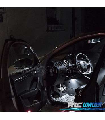KIT COMPLETO DE 12 LAMPADAS LED INTERIOR PARA SKODA OCTAVIA 2 SALÞãN MK2 MK II SEDAN RS 1Z3 05-12