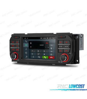 AUTO RADIO GPS ECRA TACTIL 5" PARA JEEP DODGE ANDORID 12
