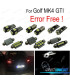 KIT COMPLETO DE 15 LAMPADAS LED INTERIOR PARA VOLKSWAGEN VW GOLF 4 MK4 JETTA GTI 99-05