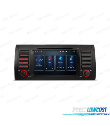 AUTO RÁDIO GPS ANDROID 12 PARA BMW X5 E53 99-03