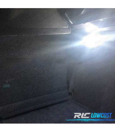 KIT COMPLETO DE 10 LAMPADAS LED INTERIOR PARA VOLKSWAGEN VW SCIROCCO R 3R 09-17