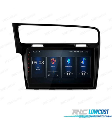 AUTO RADIO GPS ANDROID 12 ECRA TACTIL 10.1" PARA VOLKSWAGEN VW GOLF 7