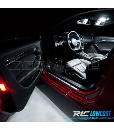 KIT COMPLETO 16 LAMPADAS LED INTERIOR PARA AUDI A5 S5 RS5 B8 08-15
