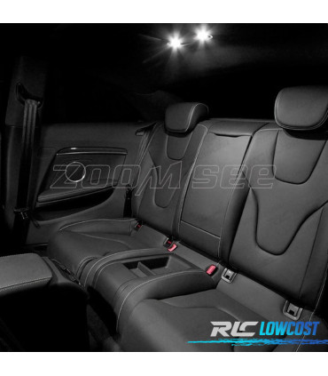 KIT COMPLETO 16 LAMPADAS LED INTERIOR PARA AUDI A5 S5 RS5 B8 08-15