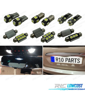 KIT 13 LAMPADAS LED INTERIOR PARA MINI COOPER R55 R56 11-15
