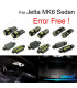 KIT COMPLETO 14 LAMPADAS LED INTERIOR PARA VOLKSWAGEN VW JETTA 6 MK6 MKVI SEDAN 11-18