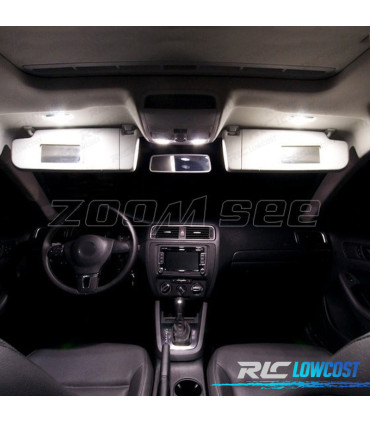 KIT COMPLETO 14 LAMPADAS LED INTERIOR PARA VOLKSWAGEN VW JETTA 6 MK6 MKVI SEDAN 11-18