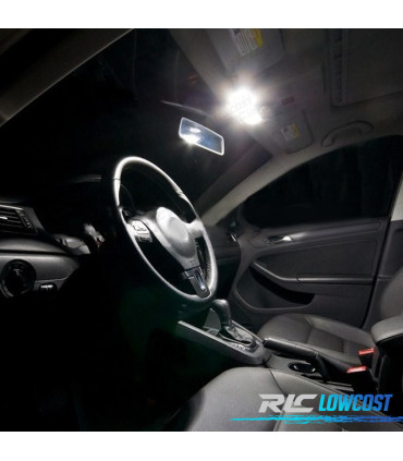 KIT COMPLETO 14 LAMPADAS LED INTERIOR PARA VOLKSWAGEN VW JETTA 6 MK6 MKVI SEDAN 11-18