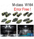 KIT COMPLETO DE 16 LAMPADAS LED INTERIOR PARA MERCEDES CLASE ML W163 98-05