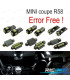 KIT COMPLETO 12 LAMPADAS LED INTERIOR PARA MINI COOPER COUPE R58 12-15