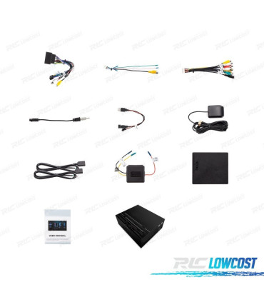 AUTO RADIO GPS 10" TÁCTIL PARA VOLKSWAGEN VW GOLF VII ANDROID 12 HDMI CANBUS BLUETOOTH FULL RCA