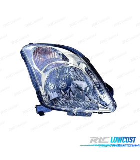 FAROL OPTICA DIREITA SUZUKI SWIFT 05-10 CROMADO