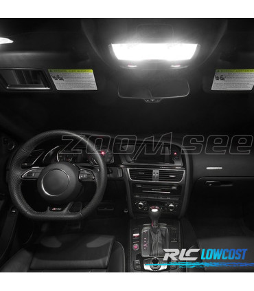 KIT COMPLETO DE 14 LAMPADAS LED INTERIOR PARA AUDI A5 S5 RS5 B8 08-15