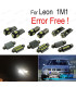 KIT COMPLETO 15 LAMPADAS LED INTERIOR PARA SEAT LEON 1 M 1 99-06