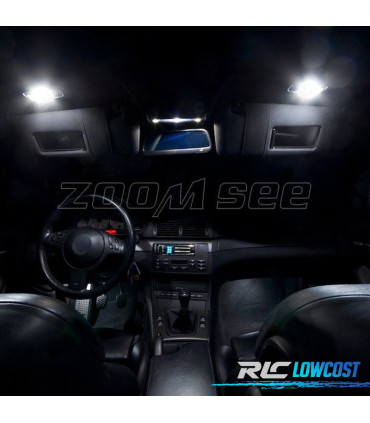KIT 15 LAMPADAS LED INTERIOR PARA BMW E46 COUPE SEDAN 318I 325I 328I 330I M3 99-05
