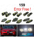KIT COMPLETO 15 LAMPADAS LED INTERIOR PARA ALFA ROMEO 159 05-11