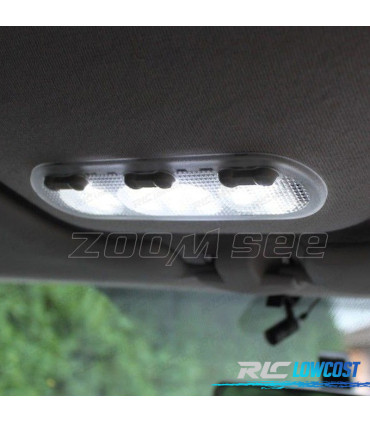 KIT COMPLETO DE 13 LAMPADAS LED INTERIOR PARA RENAULT SCENIC 1 I MK1 96-03
