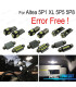 KIT COMPLETO 11 LAMPADAS LED INTERIOR PARA SEAT ALTEA 5 P 1 XL 5P5 5P8 04-15