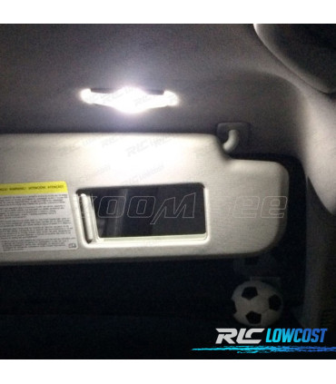 KIT COMPLETO 11 LAMPADAS LED INTERIOR PARA SEAT ALTEA 5 P 1 XL 5P5 5P8 04-15