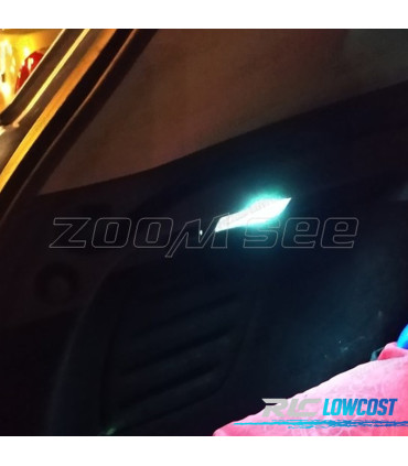 KIT COMPLETO DE 12 LÂMPADAS LED INTERIOR PARA 2009-2016 PARA RENAULT MEGANE III 3 MK3 COUPE