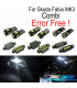KIT COMPLETO DE 12 LAMPADAS LED INTERIOR PARA SKODA FABIA 3 MK3 MK III COMBI BIENES WAGON 15-