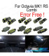 KIT COMPLETO DE 12 LAMPADAS LED INTERIOR PARA SKODA OCTAVIA 1 MK1 MK I RS COMBI 1U5 ESTATE WAGON 96-04