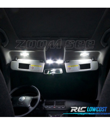 KIT COMPLETO DE 15 LAMPADAS LED INTERIOR PARA VOLKSWAGEN VW GTI GOLF 4 MK4 MKIV 99-05