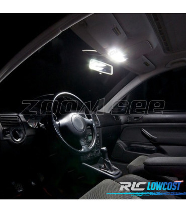 KIT COMPLETO DE 15 LAMPADAS LED INTERIOR PARA VOLKSWAGEN VW GTI GOLF 4 MK4 MKIV 99-05