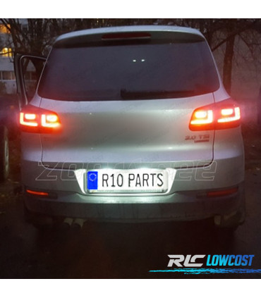 KIT COMPLETO 14 LAMPADAS LED INTERIOR PARA VOLKSWAGEN VW TIGUAN 09-15
