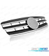 GRELHA MERCEDES C W203 00-07 SPORTLOOK CROMADA PRETA