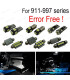 KIT COMPLETO 12 LAMPADAS LED INTERIOR PARA PORSCHE 911 997 CARRERA TURBO TARGA GT 05-11