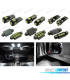 KIT COMPLETO 14 LAMPADAS LED INTERIOR PARA MERCEDES CLASE C S202 ESTATE WAGON C180 C200 C220 C230 C240 C250 C280 C43 AMG 96-01