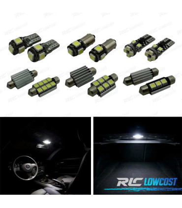 KIT COMPLETO 13 LAMPADAS LED INTERIOR PARA BMW 1 SERIE E81 E87 116I 118D 118I 120D 120I 123D 130I 135I M 135I 03-11