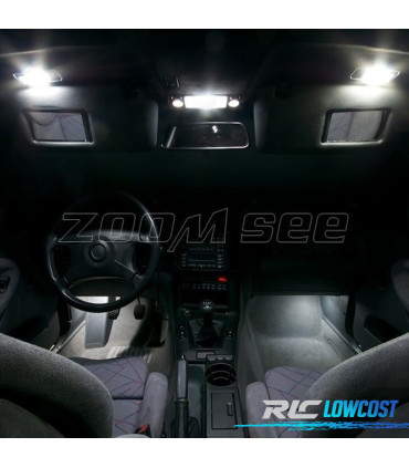 KIT COMPLETO 16 LAMPADAS LED INTERIOR PARA BMW SERIE 3 E36 SEDAN COUPE M3 316I 318I 320I 323I 323IS 325I 328I 90-99
