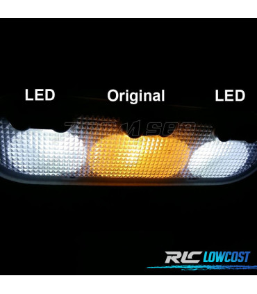 KIT COMPLETO 15 LAMPADAS LED INTERIOR PARA FIAT ULYSSE 2 MK2 179 03-11