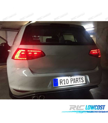 KIT COMPLETO 12 LAMPADAS LED INTERIOR PARA VOLKSWAGEN VW GOLF 7 MK7 MKVII GOLF GTI SPORTWAGEN 14-