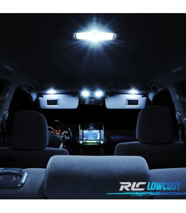 KIT COMPLETO 12 LAMPADAS LED INTERIOR PARA FIAT 500L 14-18