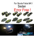 KIT COMPLETO 14 LAMPADAS LED INTERIOR PARA SKODA FABIA 1 MK1 MKI BERLINA SEDAN 99-07
