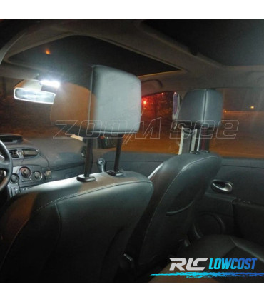 KIT COMPLETO 15 LAMPADAS LED INTERIOR PARA RENAULT CLIO III MK3. GRANDTOUR 06-12