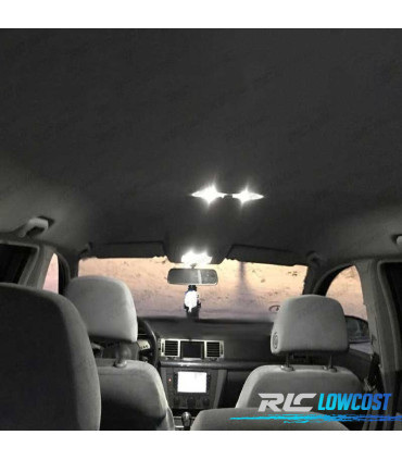 KIT COMPLETO 14 LAMPADAS LED INTERIOR PARA SKODA FABIA MK1 HATCHBACK 99-07