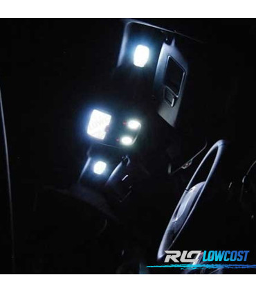 KIT COMPLETO 14 LAMPADAS LED INTERIOR PARA SKODA FABIA MK1 HATCHBACK 99-07