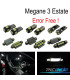 KIT COMPLETO 15 LAMPADAS LED INTERIOR PARA RENAULT MEGANE III 3 MK3 BIENES GRANDTOUR 09-15