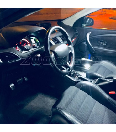KIT COMPLETO 15 LAMPADAS LED INTERIOR PARA RENAULT MEGANE III 3 MK3 BIENES GRANDTOUR 09-15