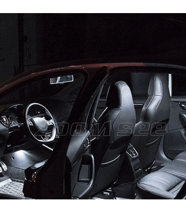 KIT COMPLETO 12 LAMPADAS LED INTERIOR PARA SKODA OCTAVIA 3 MK3 SALOON MK III 5E3 SEDAN RS TDI TSI 13-